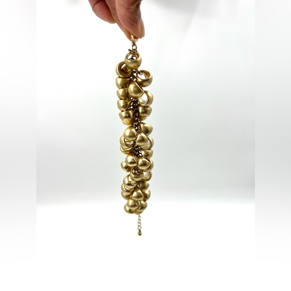 Lia Sophia Cha Cha Cha Gold Tone Chuncky Charm Bracelet - Picture 7 of 8
